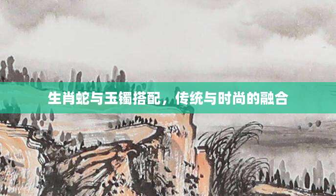 生肖蛇与玉镯搭配，传统与时尚的融合