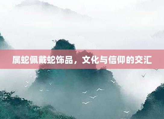 属蛇佩戴蛇饰品，文化与信仰的交汇