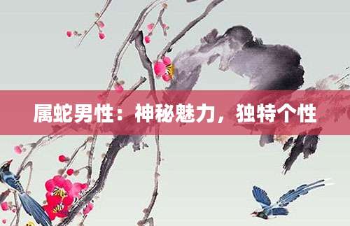 属蛇男性：神秘魅力，独特个性