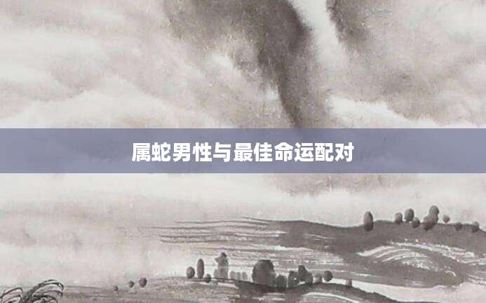 属蛇男性与最佳命运配对