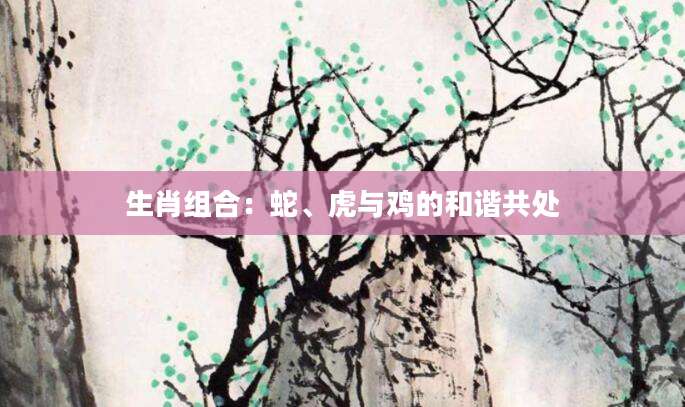 生肖组合：蛇、虎与鸡的和谐共处