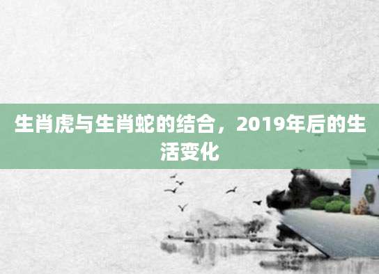 生肖虎与生肖蛇的结合，2019年后的生活变化